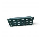 Industrial 18 drawer metal cabinet