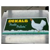 Dekalb metal sign