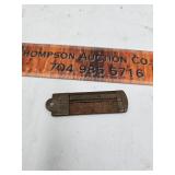 Antique pocket ruler