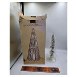 Light up mercury glass tree