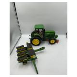 John Deere tractor and planter