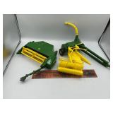 John Deere hay bine and forage harvester