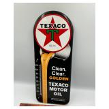 Metal Texaco thermometer