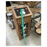 Pine veggie bin