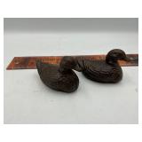 Cast iron ducks