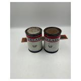 2 vintage cans of grease