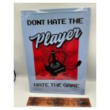 Metal sign