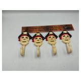 Cast iron pirates hooks