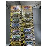 12 die cast race cars