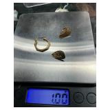 14 k gold earrings