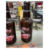 6 pack of Dale Jr. glass Budweiser bottles