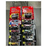 12 die cast race cars
