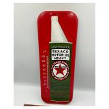 Metal Texaco thermometer