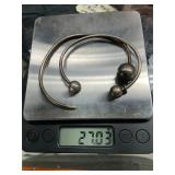 2 sterling silver bracelets