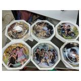 6 Little Rascals collector plates