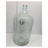 Heavy glass water jug