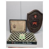 Worthington Best Bitter Bar Drip tray and others