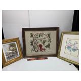 New Orleans K Engelhardt, crewel embroidery