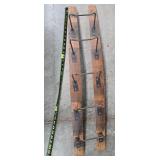 Wine barrel stave rack
