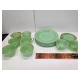 Jadeite dish set