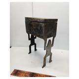 Hand fabricated metal box