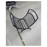 Metal firewood rack