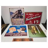 4 metal signs