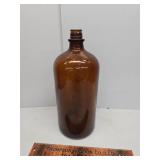 Large brown bottle