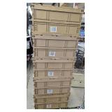 6 lidded totes