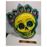 Plastic Boo skull art