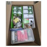 Box of canning supplies