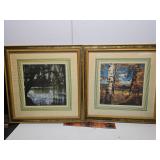 Pair of landscape prints