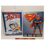 2 metal signs