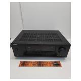 Yamaha receiver powers on