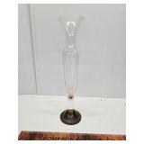 Bud vase sterling silver base