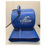 Typhoon fan working