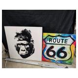 Route 66 and an Ape