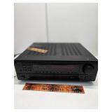 Denon amp powers on