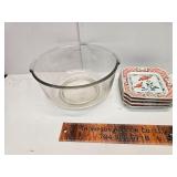 Noritaki plates and mixing bowl