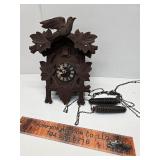 Cuckoo clock, back is missing