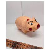 Mid century pig bank