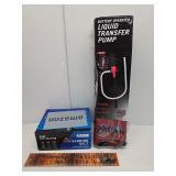 Sanding belts and transfer pump