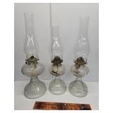 3 oil lamps