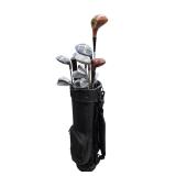Golf clubs bag balls