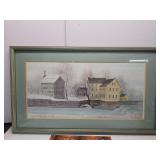 Slaters Mill P Buckley Moss signed