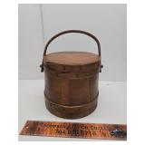 Antique wooden firkin