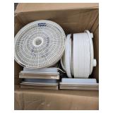 Box of Tupperware and others