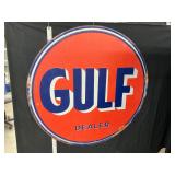 Metal Gulf sign
