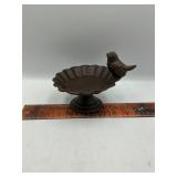 Cast iron bird bath