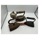 3 antique irons